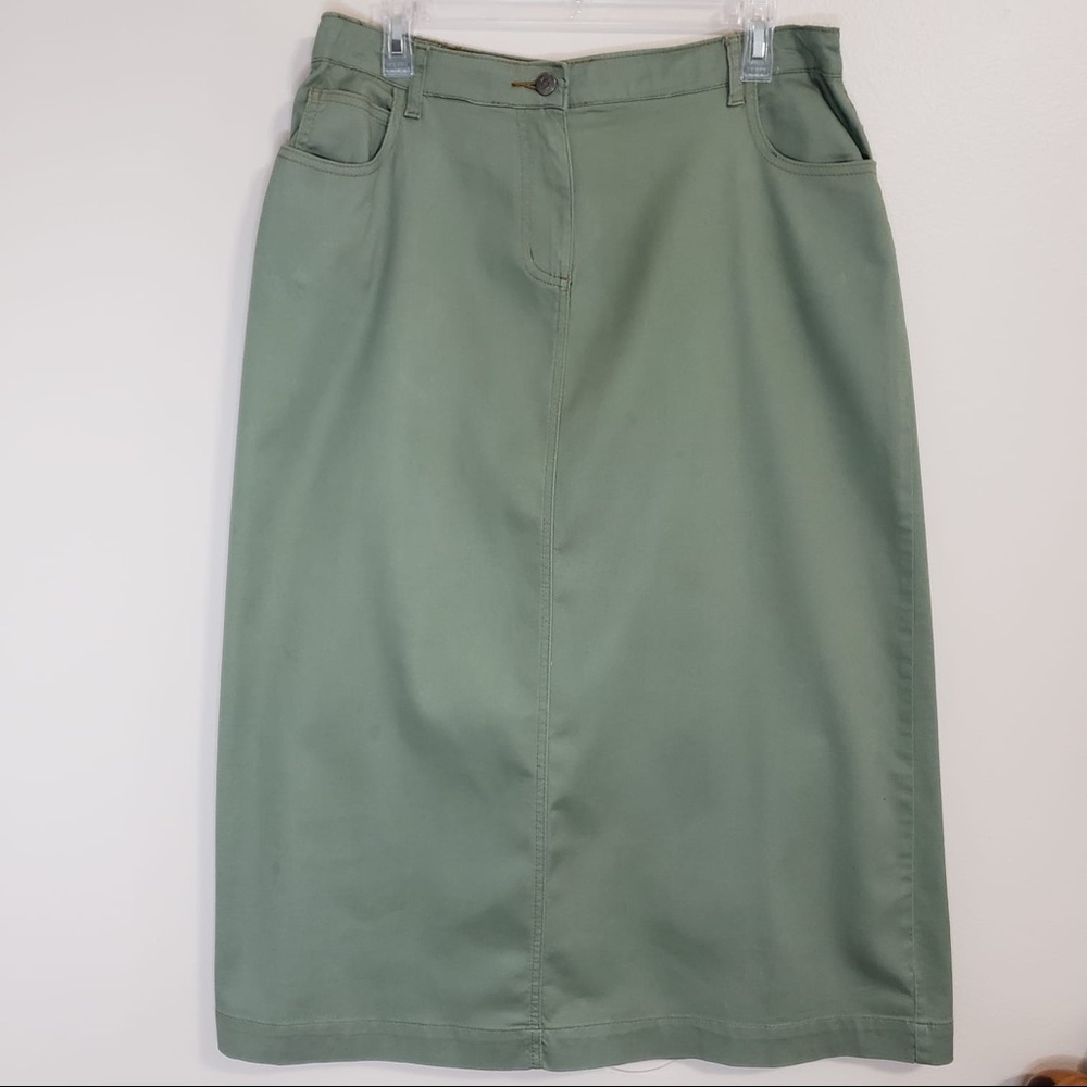 Jean Skirt by Denim & Co Size